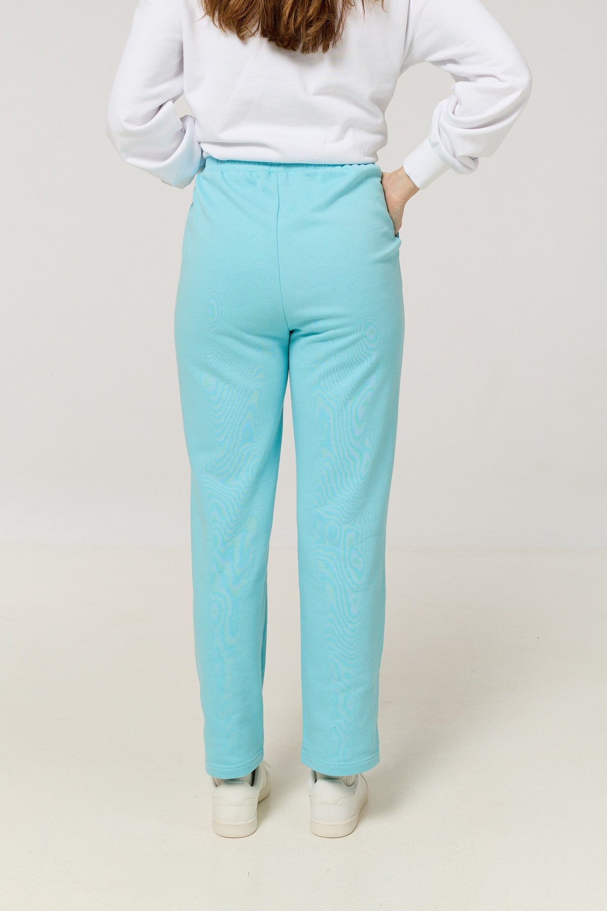 Cotton Terry Straight-Leg Sweatpants